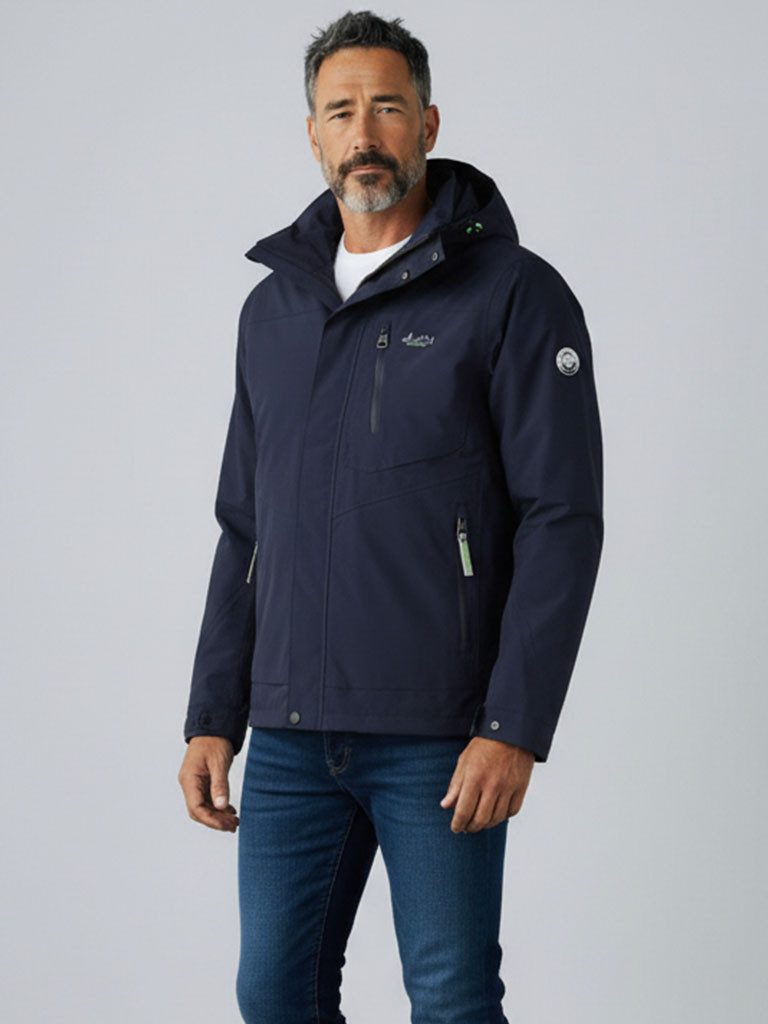 Coastguard Regenjacke Herren Funktionsjacke mit abnehmbarer Kapuze wasserdi günstig online kaufen