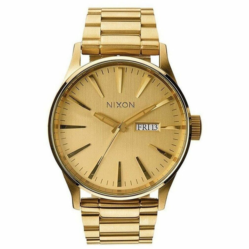 Nixon Luxusuhr Herrenuhr Sentry SS Gold
