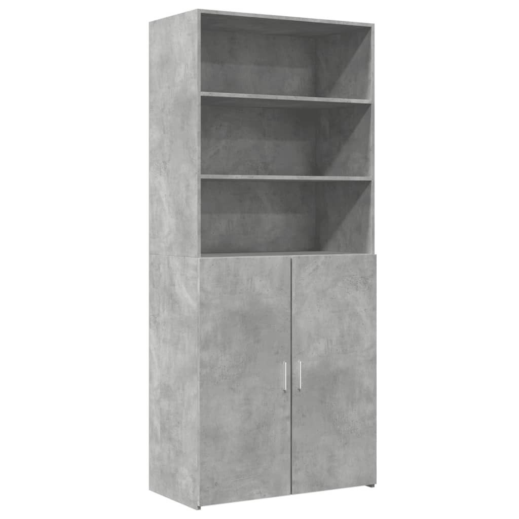 vidaXL Highboard Highboard Betongrau 80x42,5x185 cm günstig online kaufen