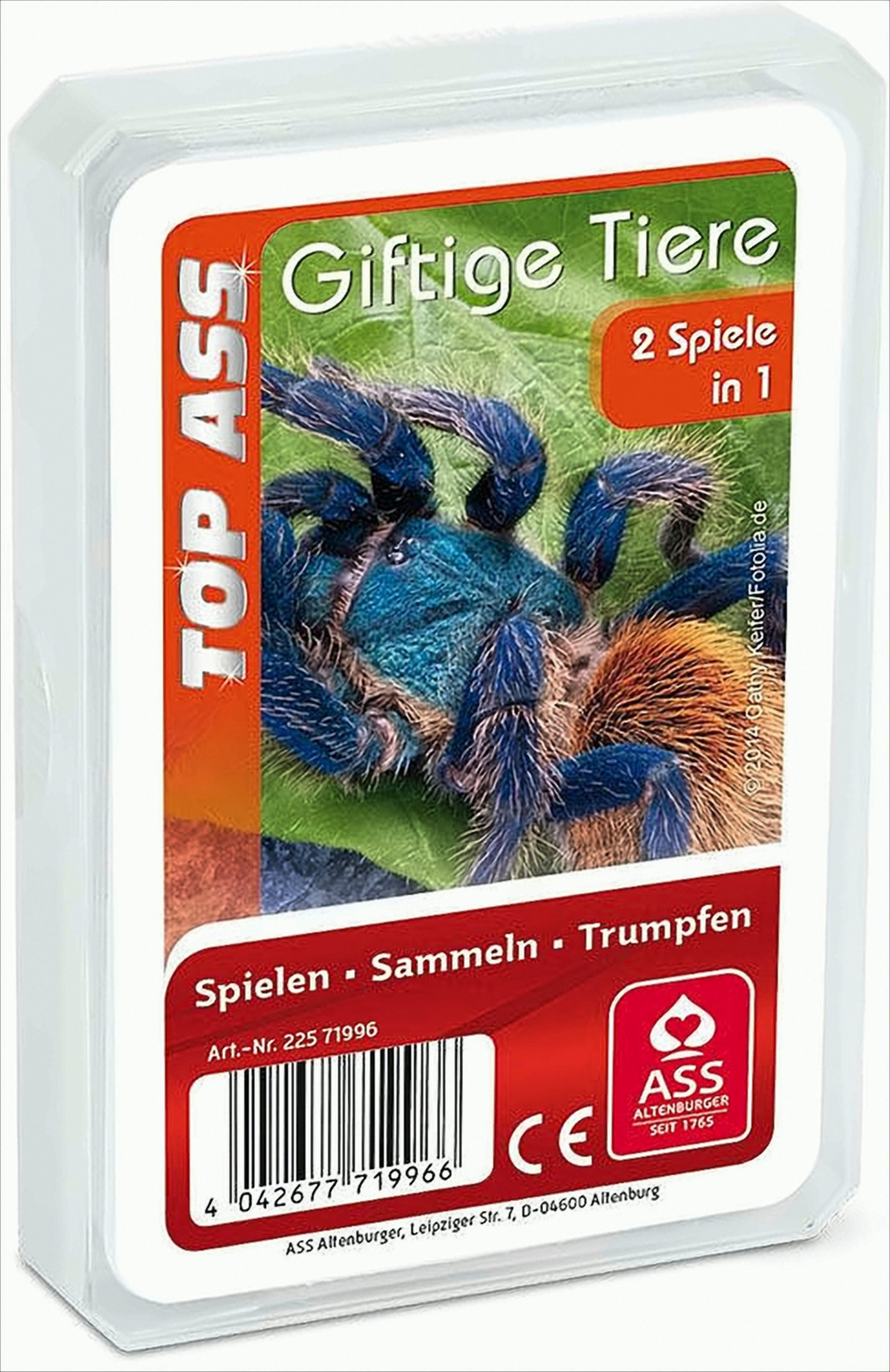 Spiel ASS Altenburger Spielkarten - TOP ASS Giftige Tiere