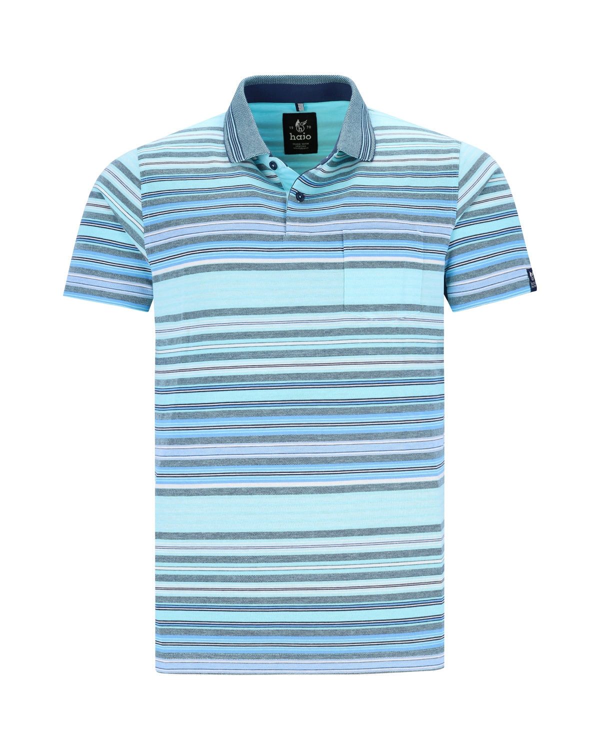 Hajo Poloshirt Poloshirt allover gestreift in günstig online kaufen