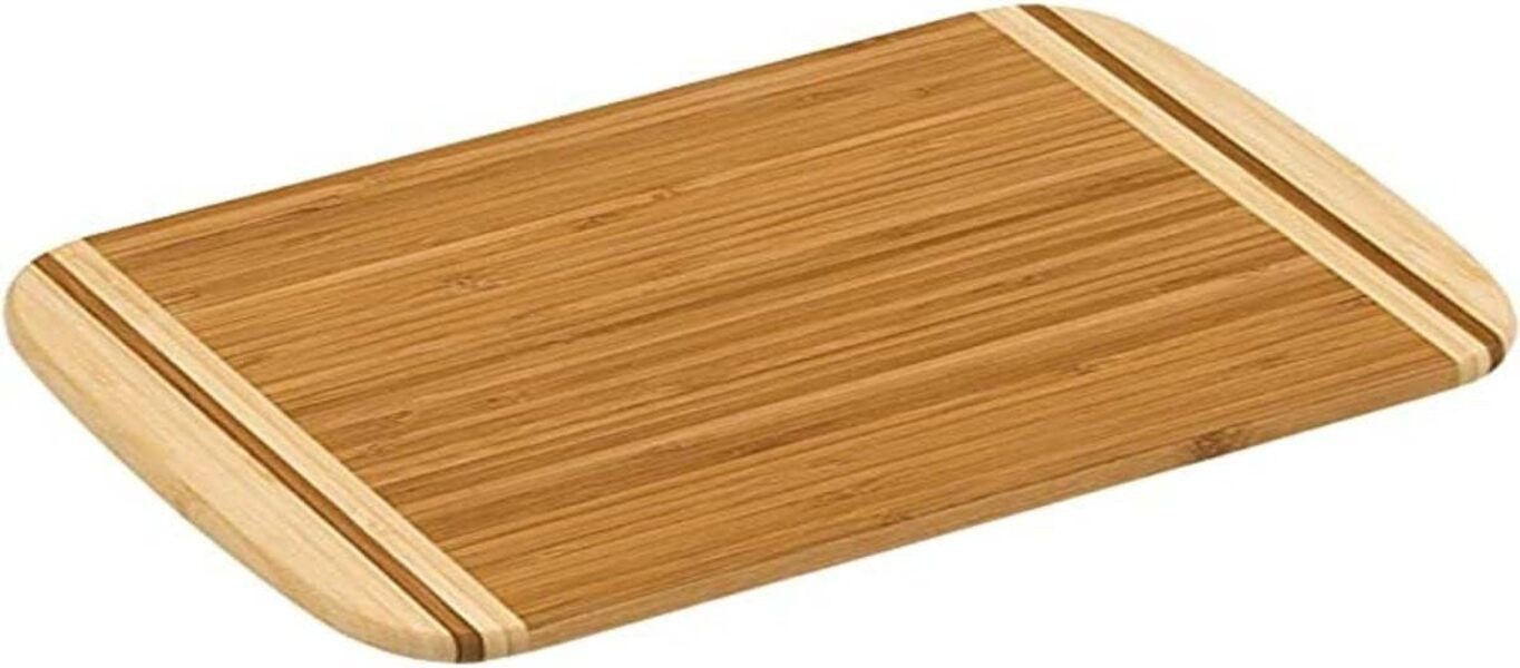 Schneidebrett Schneidebrett aus Bambus, 30 x 20 x 1,6 cm, Braun