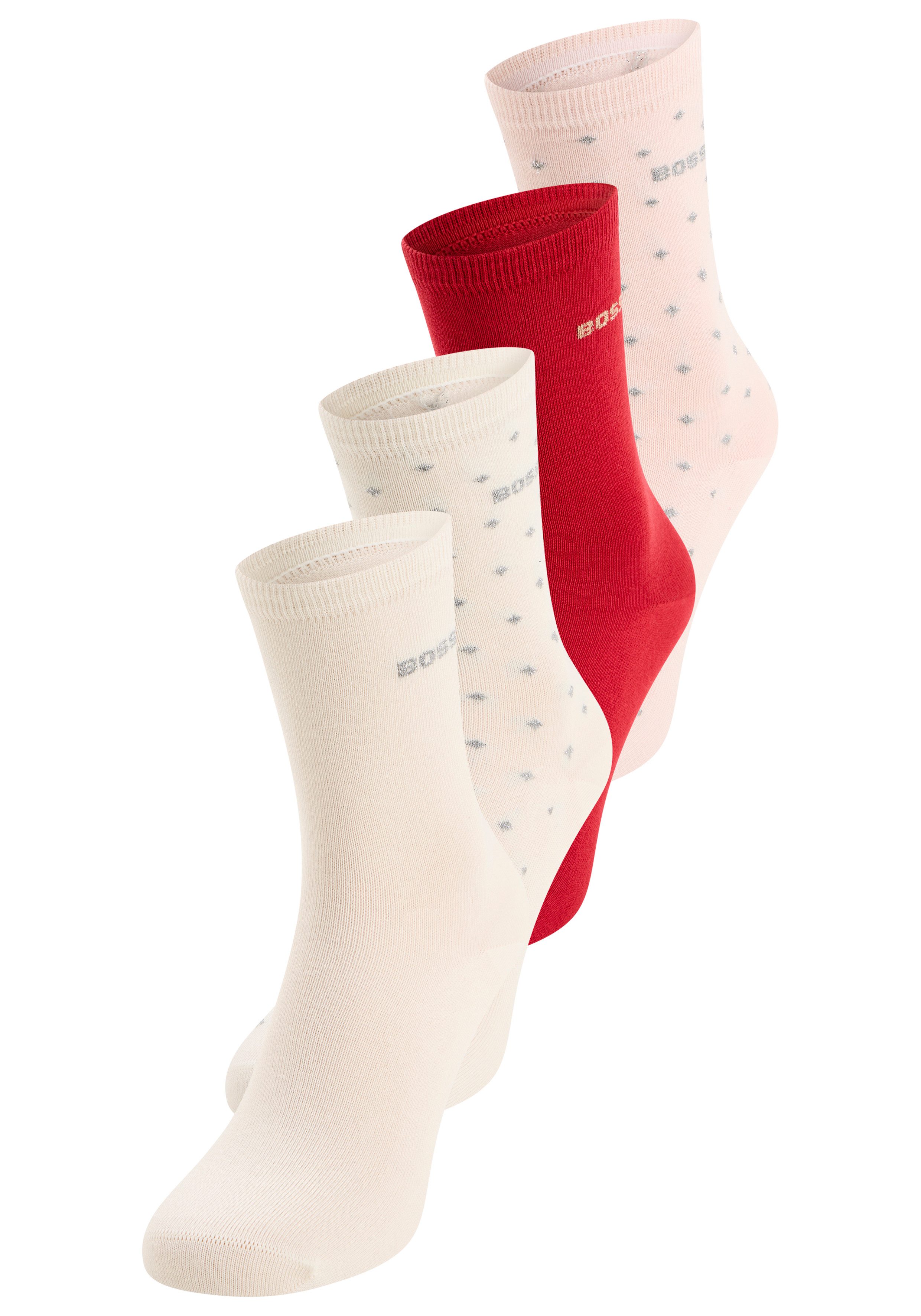 BOSS Socken 4P RS Gift Shine CC (4-Paar)