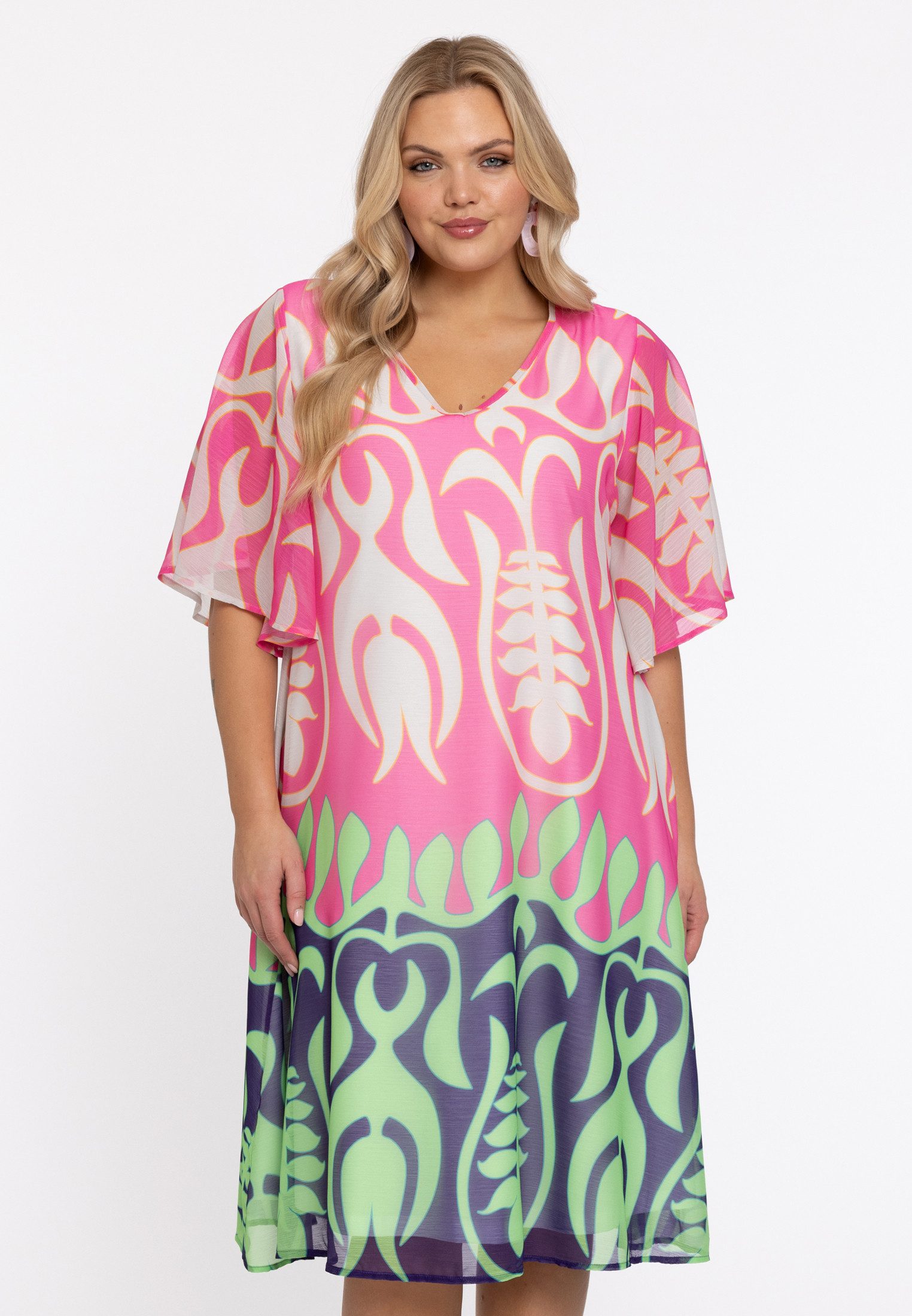 YOEK A-Linien-Kleid Damen Kleid Große Größen günstig online kaufen