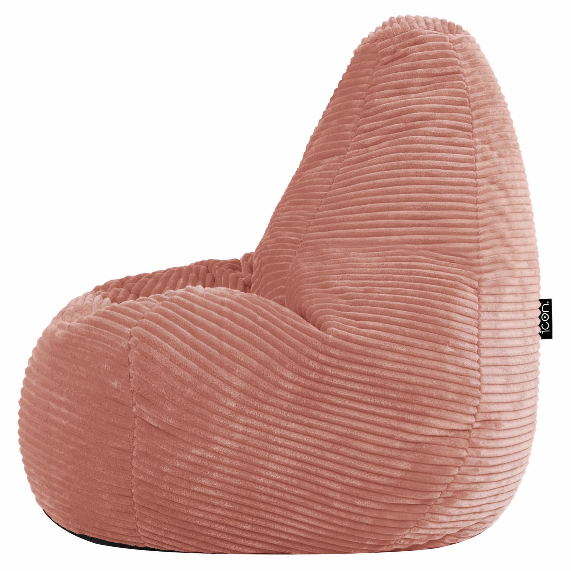 icon Sitzsack Kinder Sessel aus Cord Flauschig „Dalton", 69x59x65cm, Made in Germany, für Kinderzimmer, mit Füllung – Bild 5 von 5