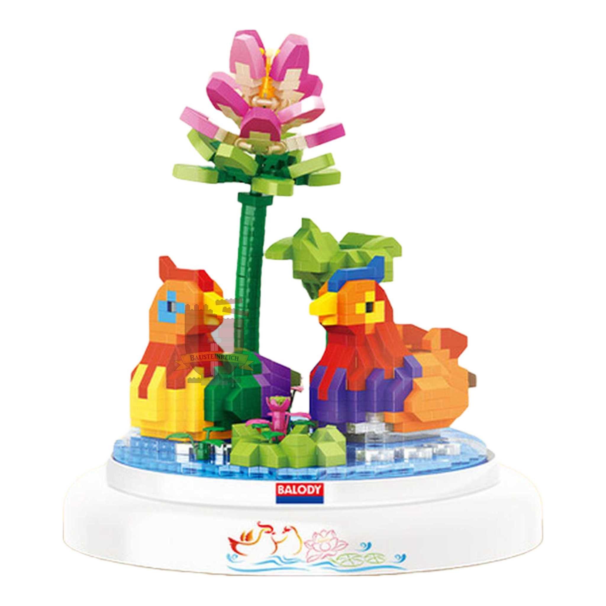 Balody 18409-Vögel (Balody) Klemmbausteine Spielbausteine