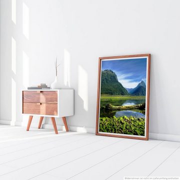 Sinus Art Poster 60x90cm Landschaftsfotografie Poster Atemberaubende Mooslandschaft