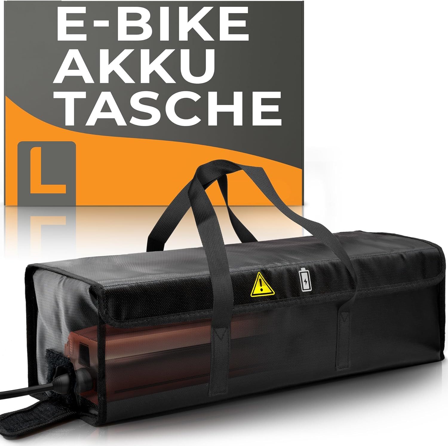 Tasche I sicher Laden Dank Kabeldurchführung E-Bike Akku