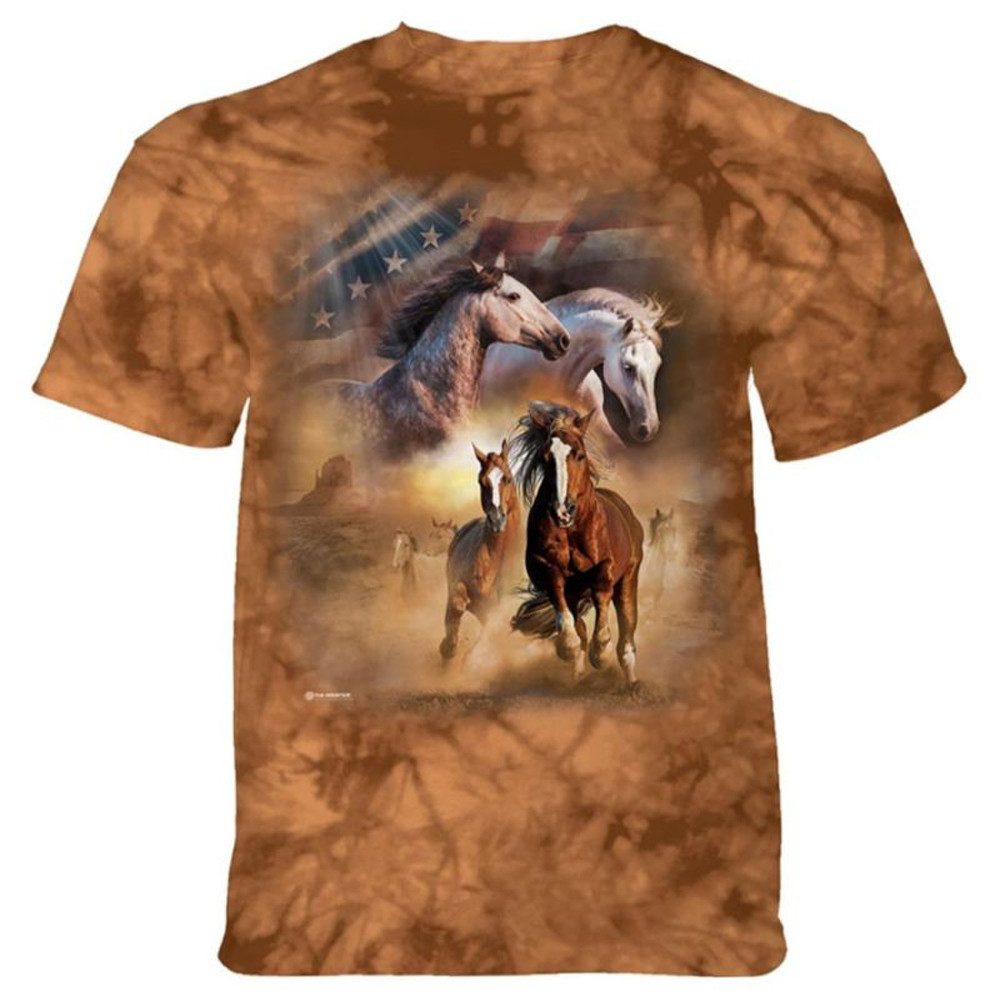 The Mountain T-Shirt Born Free Horses - Wildpferde