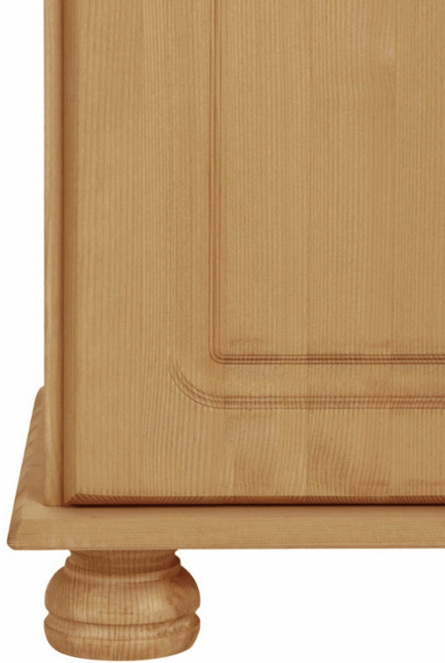 OTTO home Sideboard Mette, Kommode mit gefrästen, kugelförmigen Füßen, Breite 80 cm