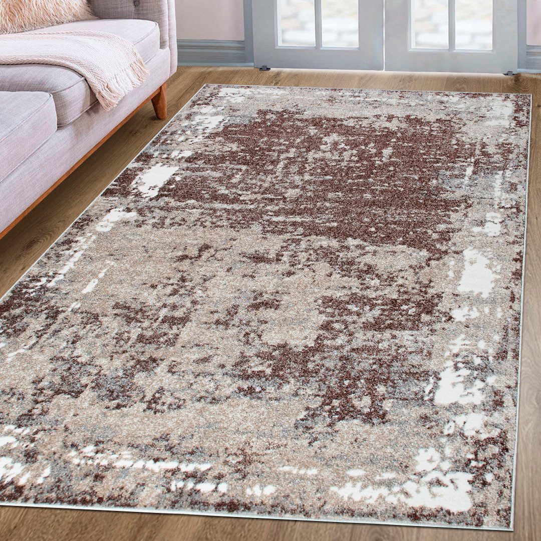 OTTO home Teppich Oberwill, rechteckig, Höhe: 9 mm, mit besonders weichem Flor, Kurzflor, Vintage, modern, dichte Qualität