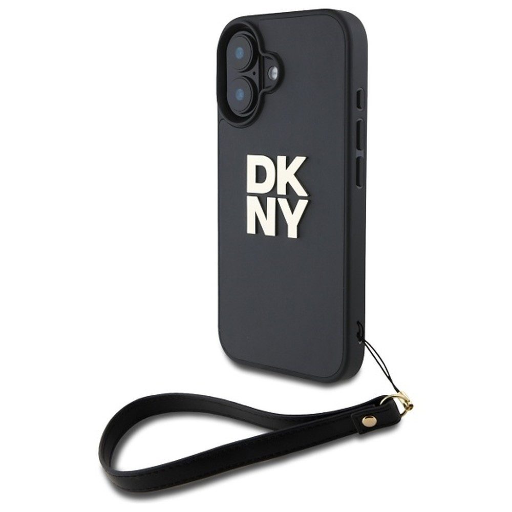 DKNY Handyhülle Schutzhülle mit Handschlaufe, DKNY Logo, Handschlaufe, edles Design