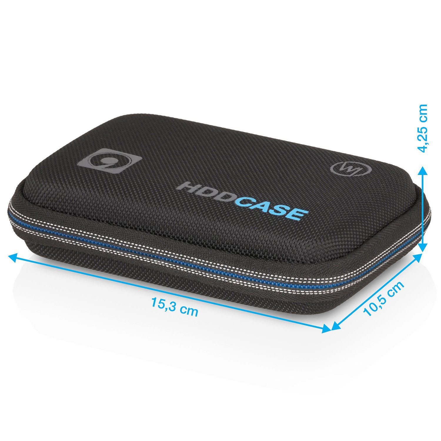 Wicked Chili Festplattentasche 2.5 Zoll Festplatte / HDD Case, Innenabmessungen: 13,5 x 8,5 x 4cm / Universal / Dehnbar (für max. 2 F – Bild 4 von 5