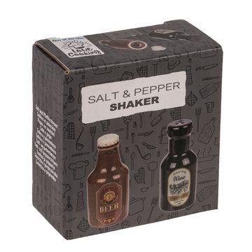Out of the Blue Salz- / Pfefferstreuer Bier & Wein Salz- und Pfefferstreuer Set aus Keramik