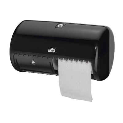 TORK Papiertuchspender 1 Spender für Kleinrollen Toilettenpapier T4 - schwarz, (1-tlg)