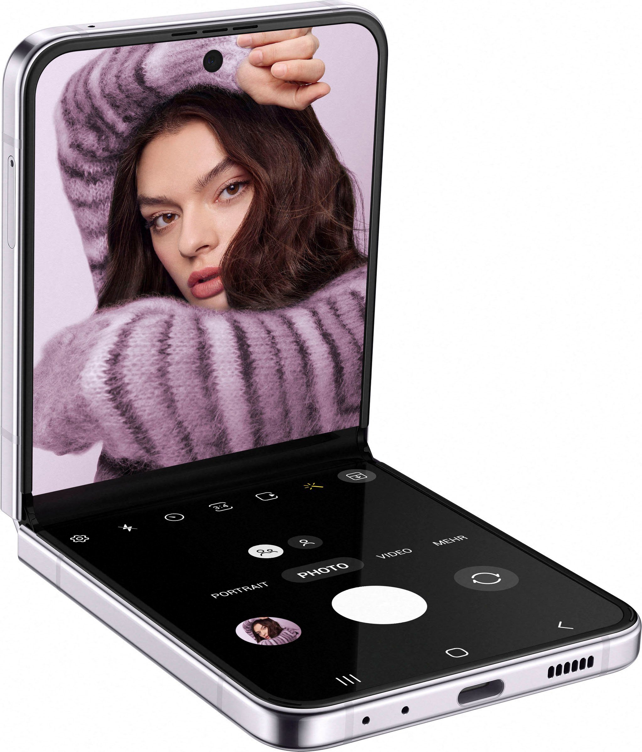 Samsung Galaxy Z Zoll, GB Lavender 256 12 Smartphone Speicherplatz, Kamera) (17,03 5 Flip cm/6,7 MP