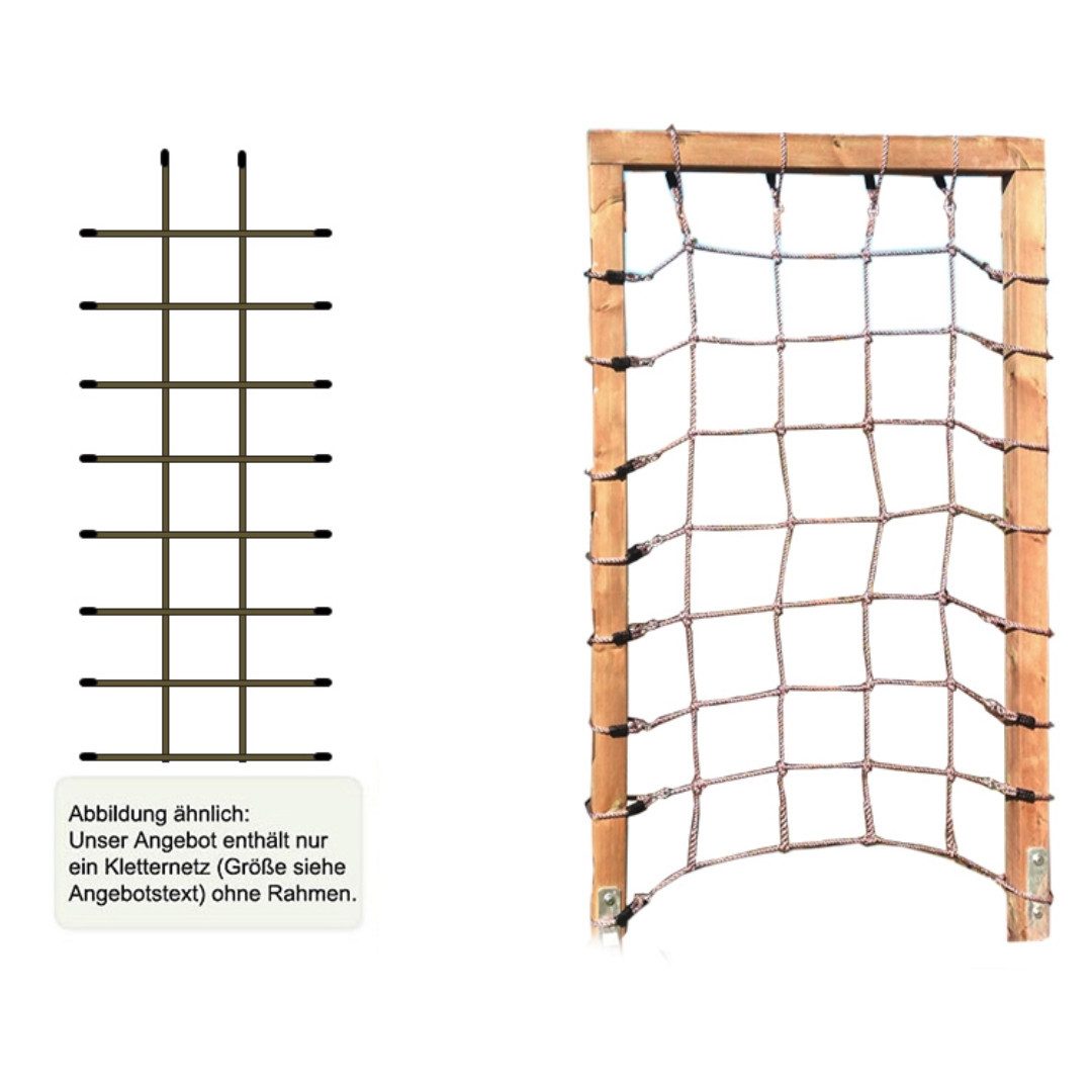 Gartenpirat Klettergerüst Kletternetz mit Maschenweite 25x25 cm für Spielturm Netz Klettergerüst