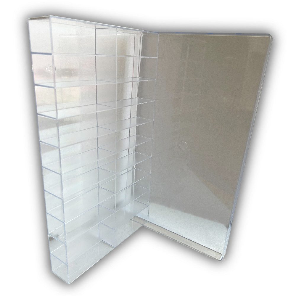 collect-it.de MY HOME OF CARDS + TOYS Aufbewahrungsbox 12 Sortierkästen 20-fach transparent