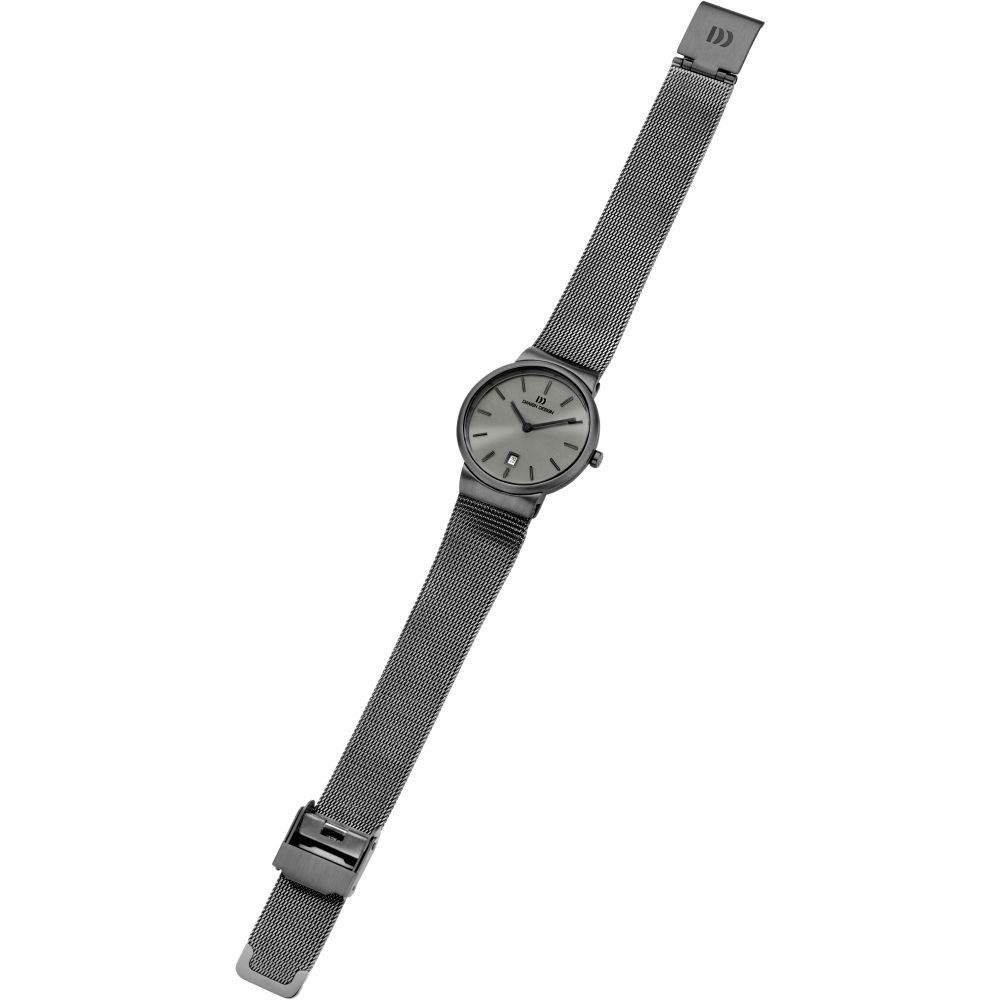 Danish Design Quarzuhr DANISH DESIGN Damen Armbanduhr TÄGE IV64Q971 grau D.28mm Milanaiseband
