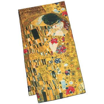 von Lilienfeld Seidenschal Schal 100% Seide Gustav Klimt Der Kuss Kunst 172 x 42 cm, aus reiner Seide