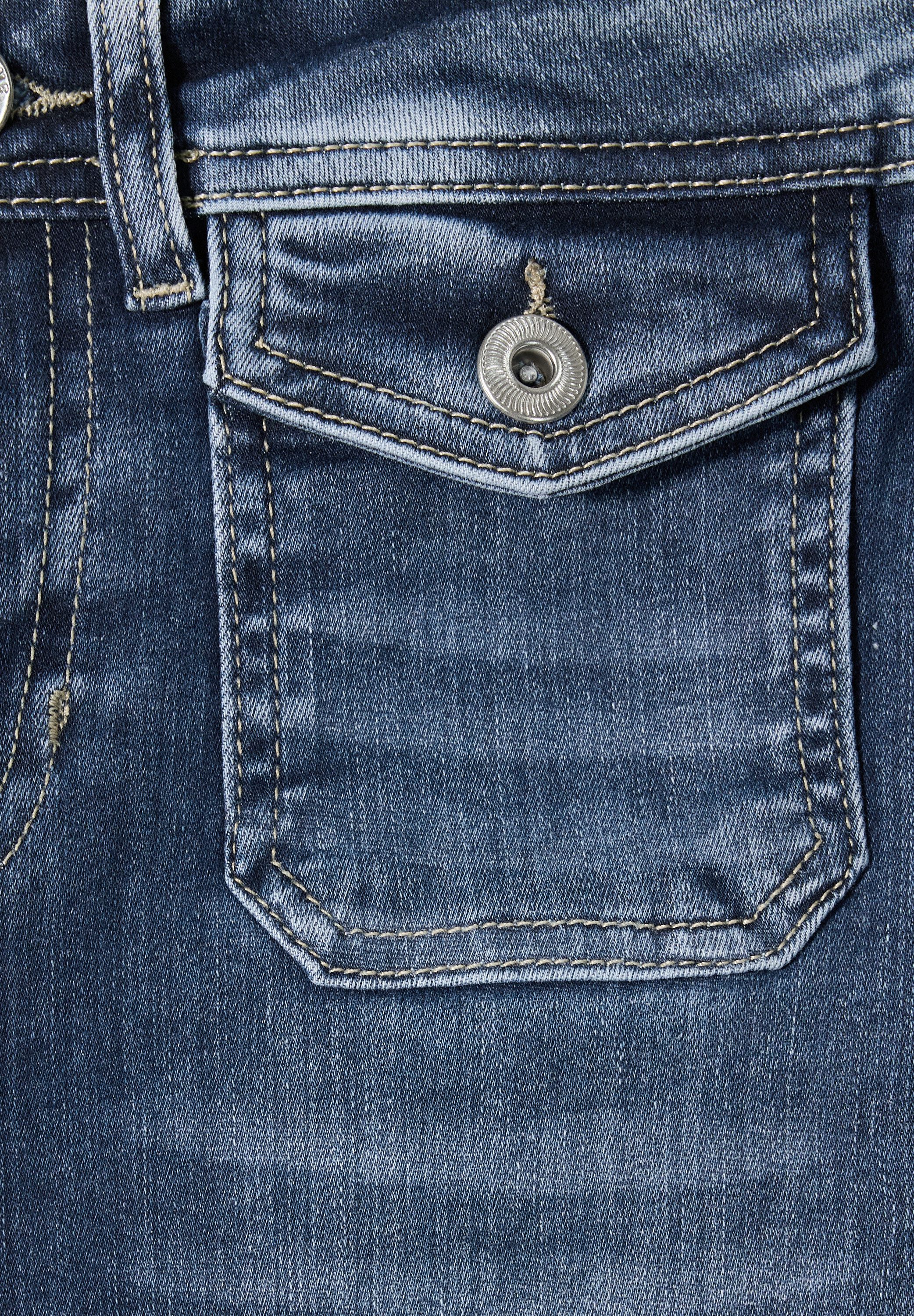 STREET ONE Slim-fit-Jeans Middle Waist