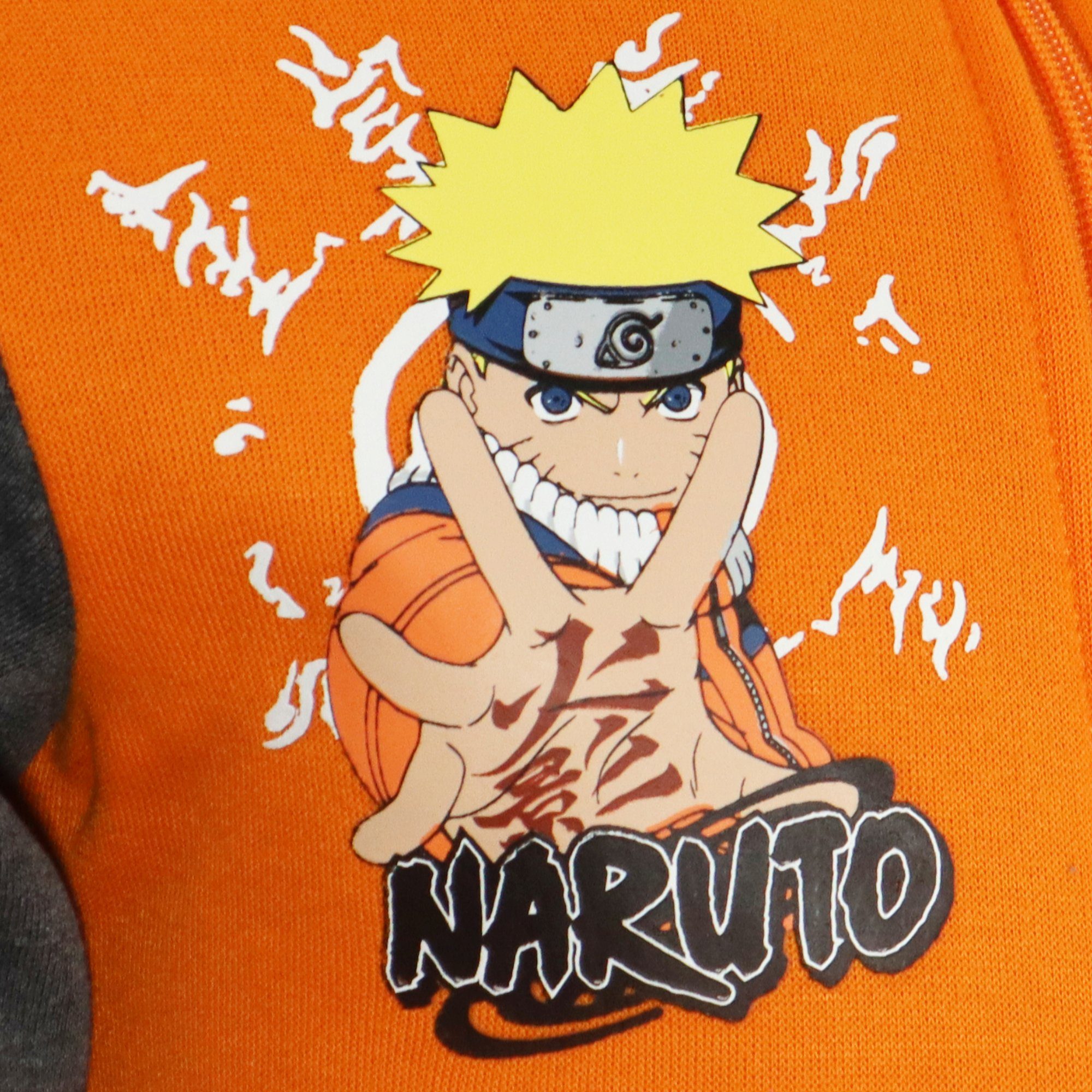 Hose Sweater Orange 140 bis Gr. Jacke, Jogginganzug Sporthose Joggingset 98 Shippuden Naruto Naruto