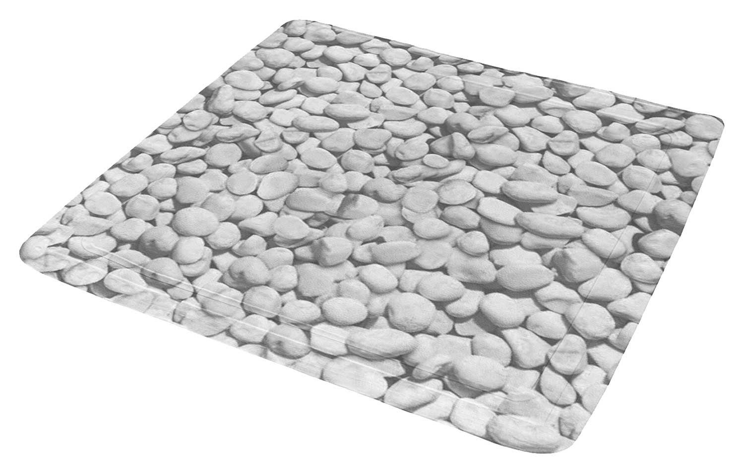 Kleine Wolke Duscheinlage Duscheinlage STEPSTONE, Grau, B 55 cm, L 55 cm, B: 55 cm, L: 55 cm