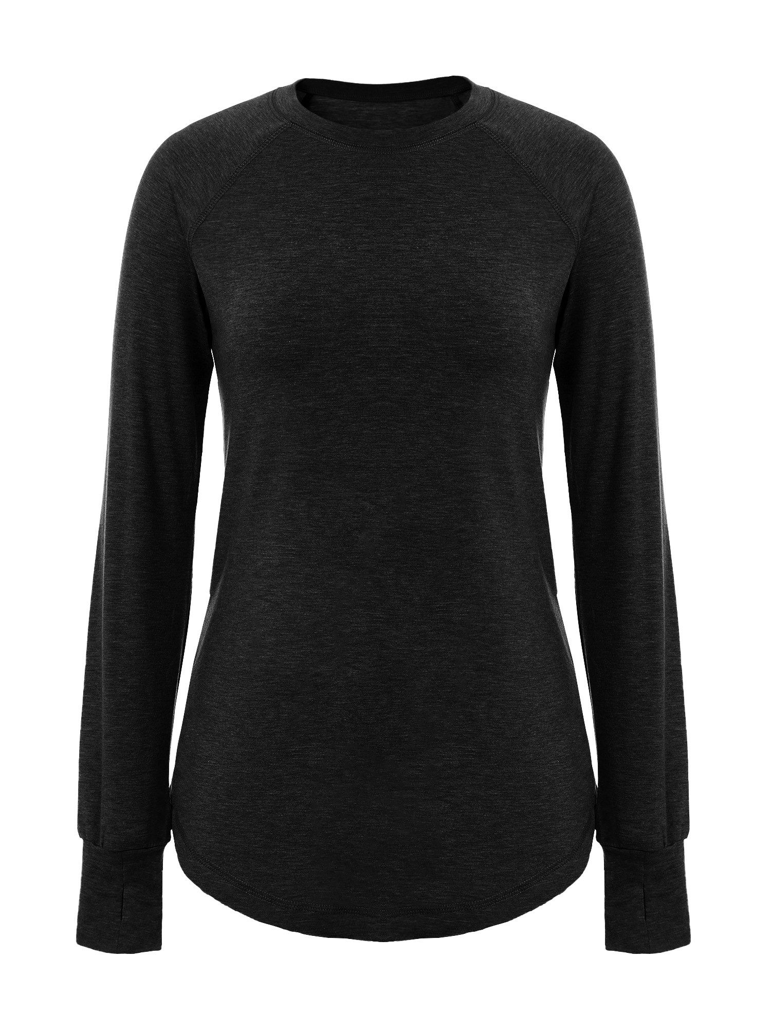 Imily Bela T-Shirt Damen Lässige Lockere Tunika-Oberteile mit rundem Saum ( günstig online kaufen