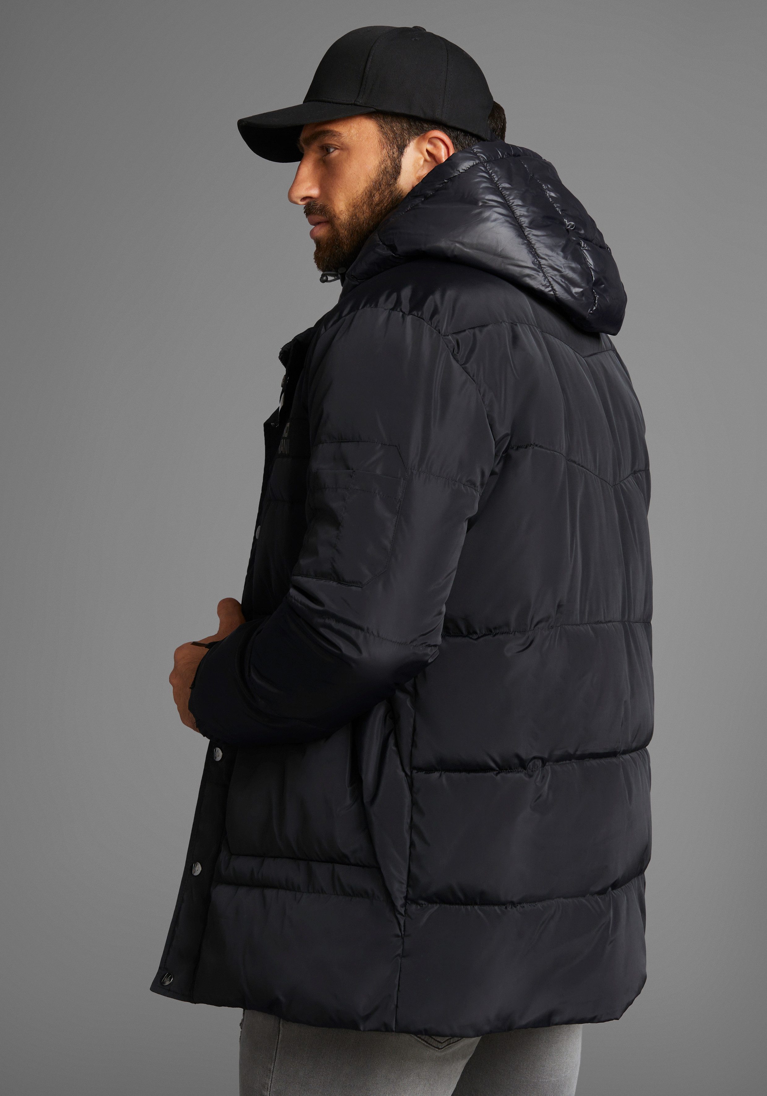 Bruno Banani Winterjacke wärmendes Material, hochschließender Kragen, verst günstig online kaufen