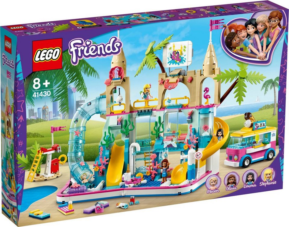 LEGO® Konstruktions-Spielset Friends 41430 Wasserpark von Heartlake City,  (99 St), Altersempfehlung: 8+ Jahre