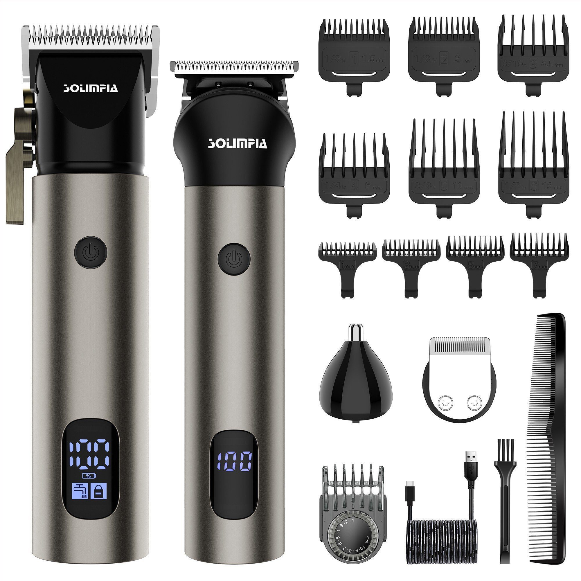 Scttomon Haarschneider RFC6918, 3 IN 1 Haar- und Bartschneider
