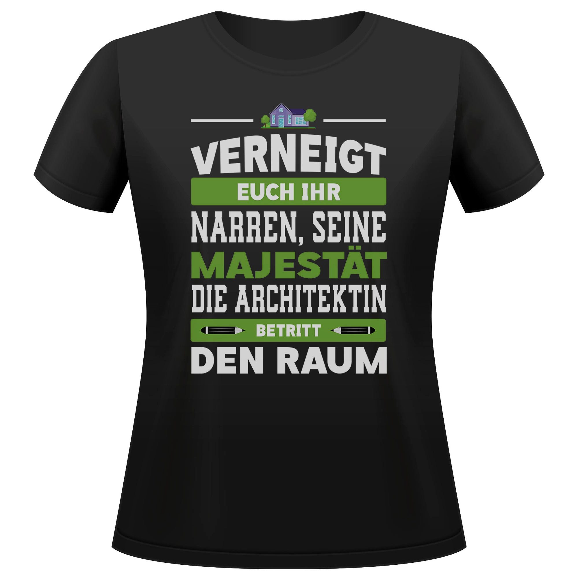 T-Shirt Architektin Geschenk Frauen Spruch Beruf Studium Abschluss