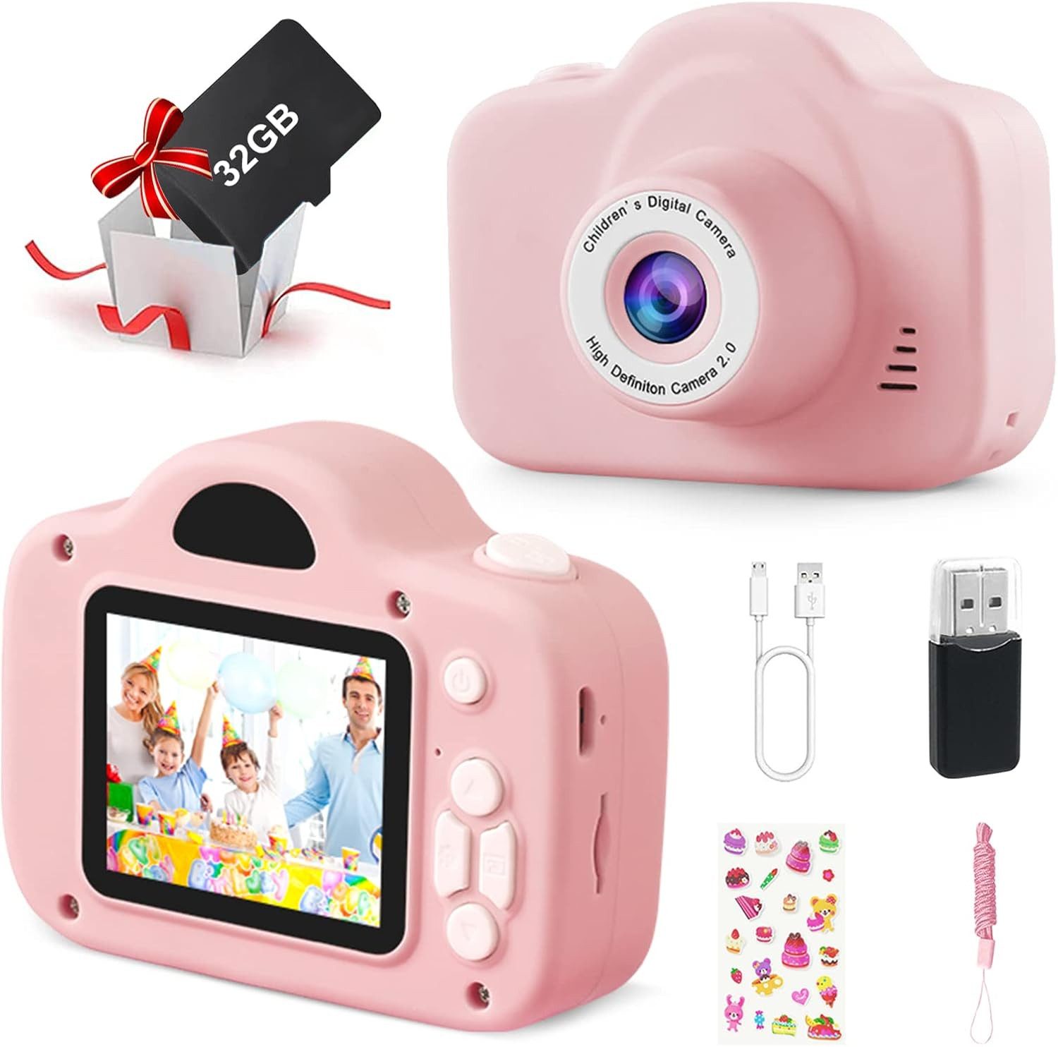 Digitalkamera für 3 4 5 6 8 7 9 10 11 12 Jahr Spielzeug Geschenk Kinderkamera
