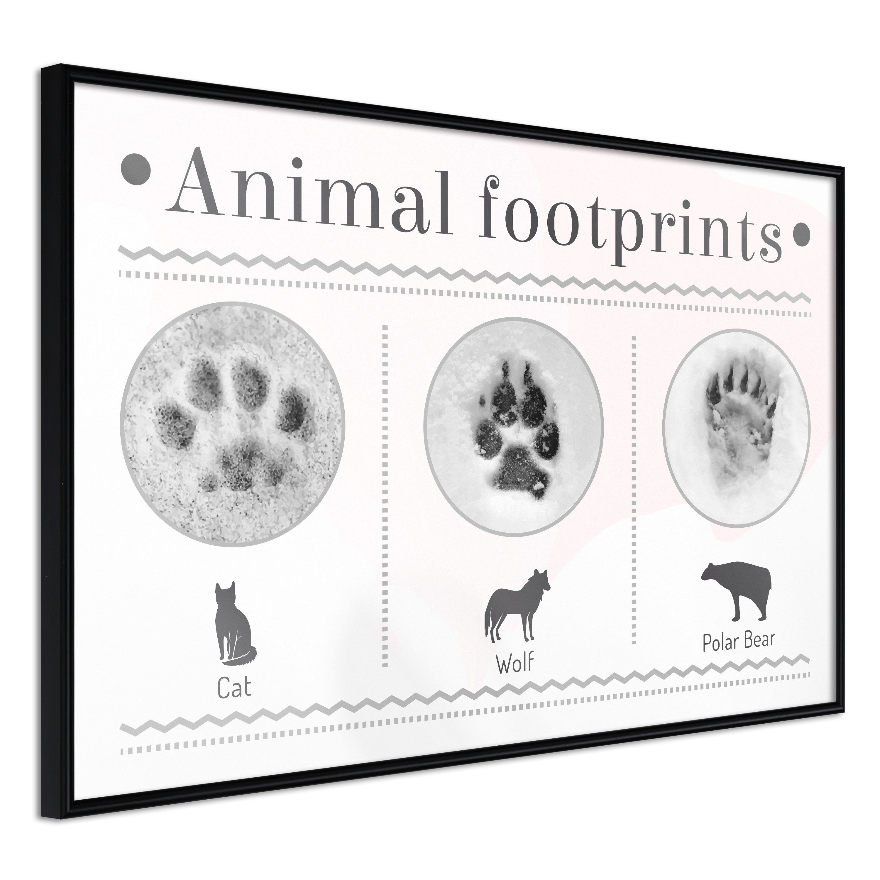 Artgeist Poster Footprints []
