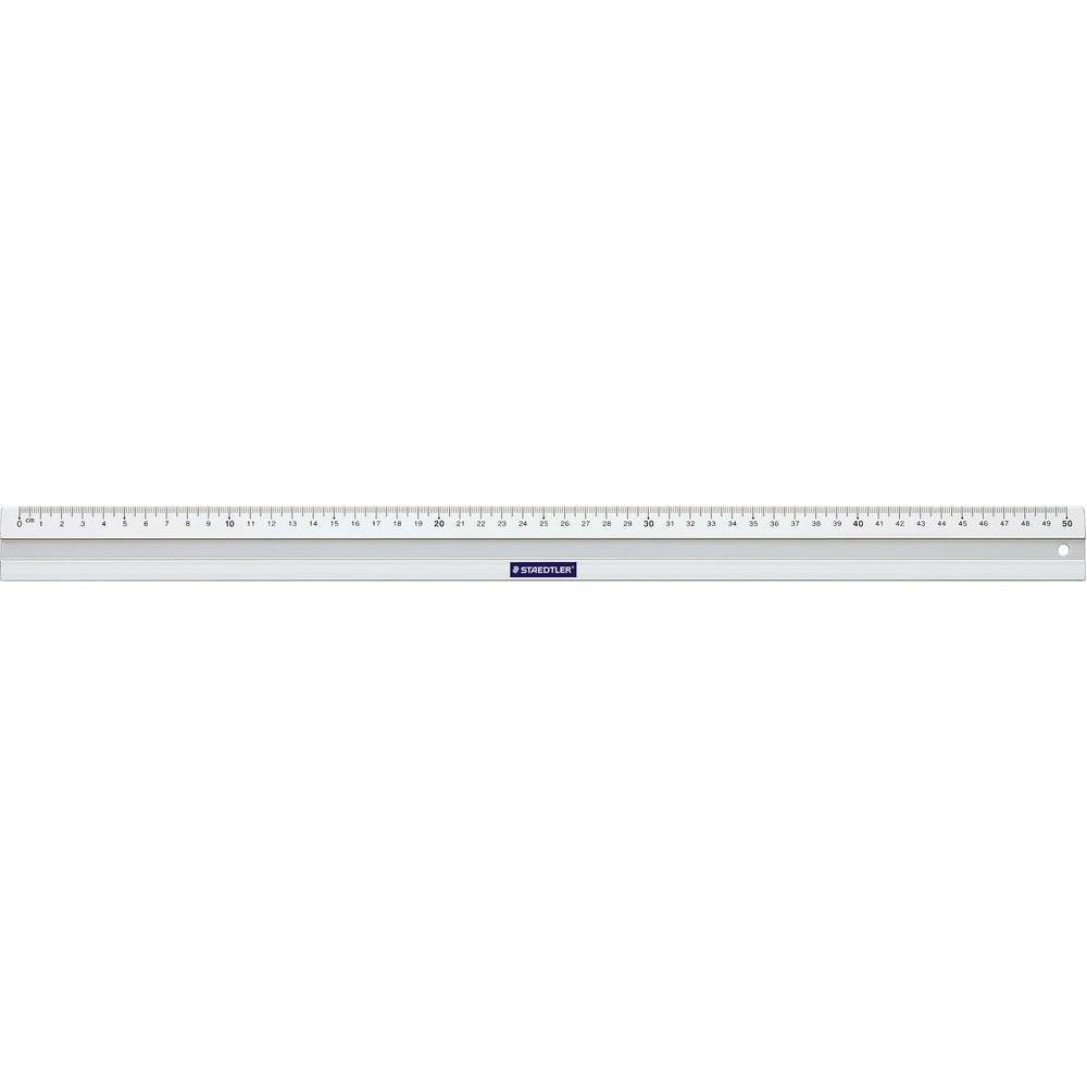 STAEDTLER Lineal Metall-Lineal 50 cm
