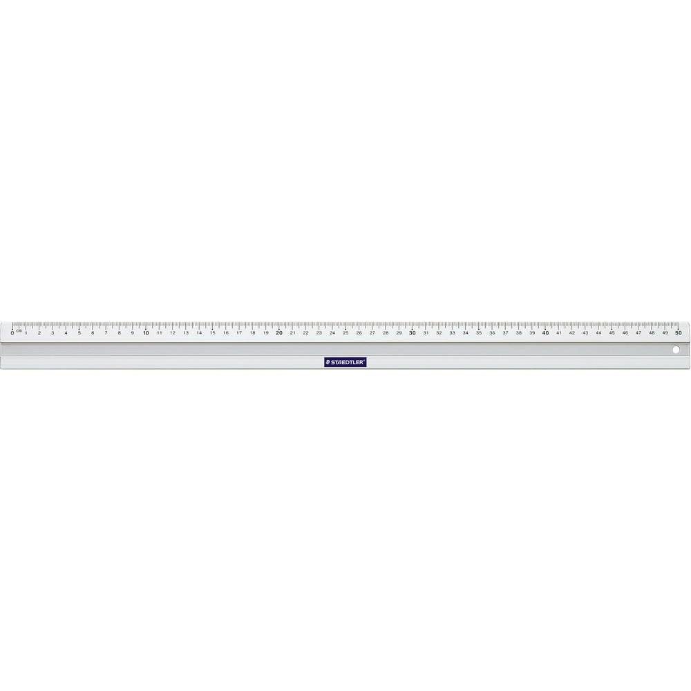 STAEDTLER Lineal Metall-Lineal 50 cm