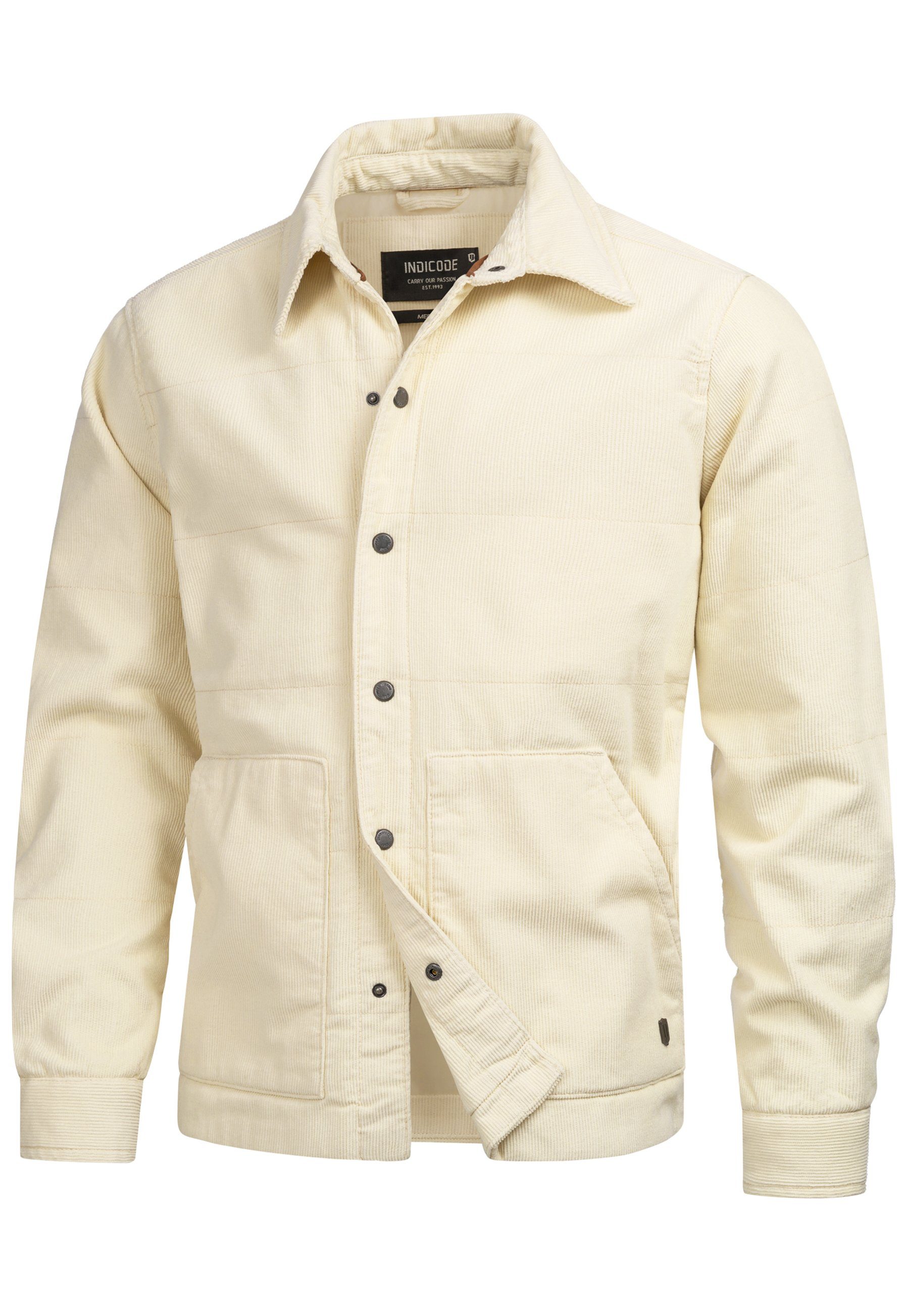 Indicode Sommerjacke Herren INKorbits Übergangsjacke Herrenjacke Overshirt-Jacke