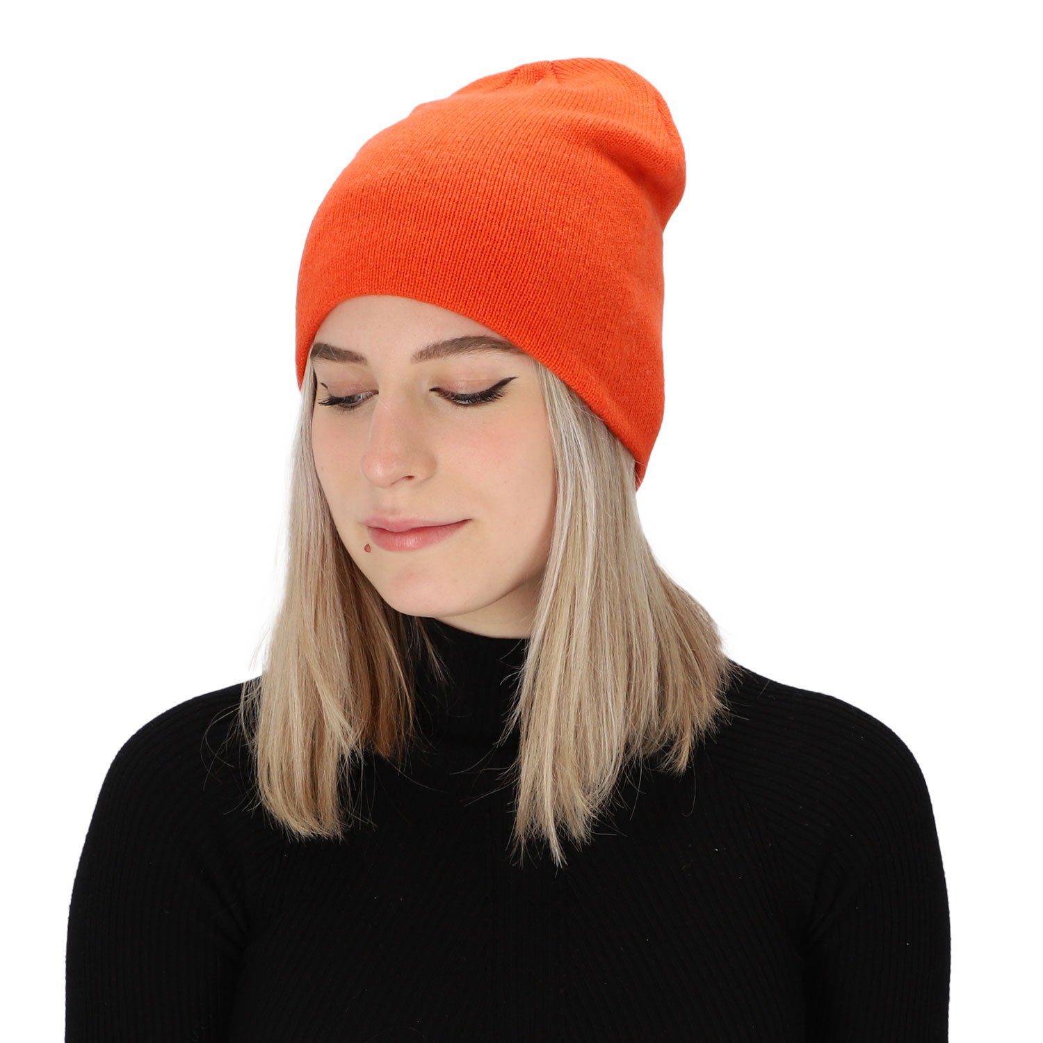 halsüberkopf Accessoires Strickmütze Strickmütze Wolle/Kaschmir (1-St) Stri günstig online kaufen