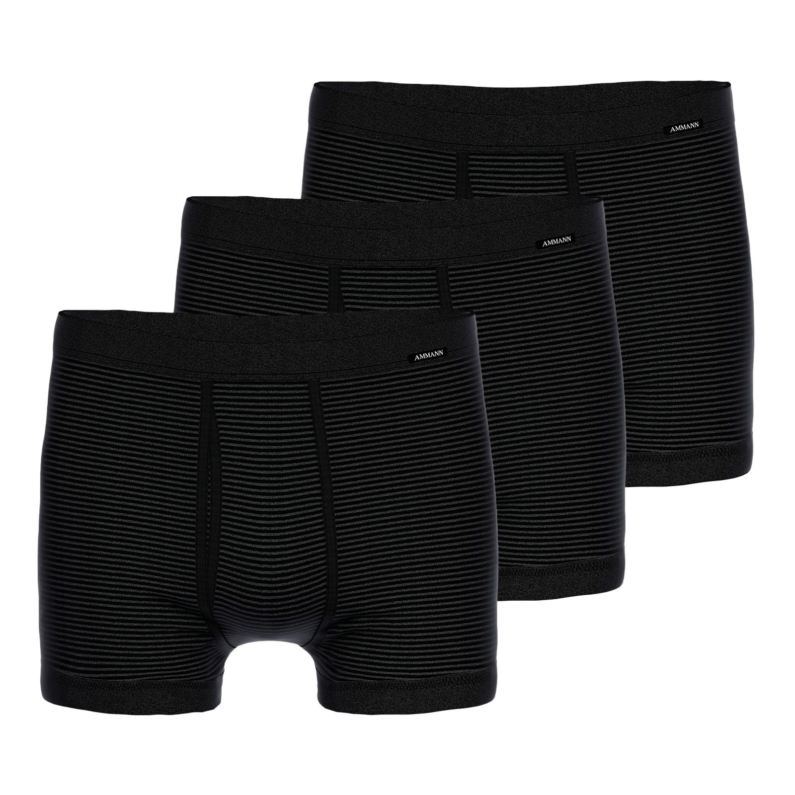 Ammann Boxer Jeans classic Short (3-St., 3 Stück) mit Streifen günstig online kaufen