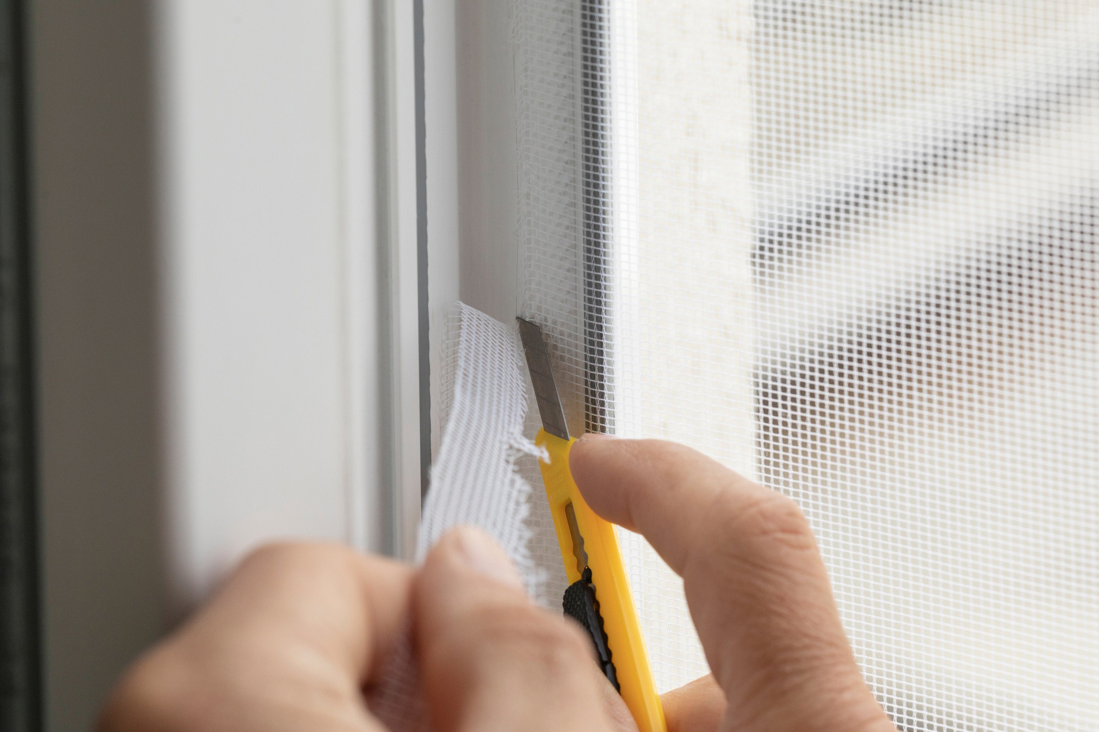 SCHELLENBERG Fliegengitter-Gewebe für Fenster ohne bohren, (Set, 1-St), Insektenschutz inkl. Befestigungsband, 130 x 150 cm, anthrazit, weiß