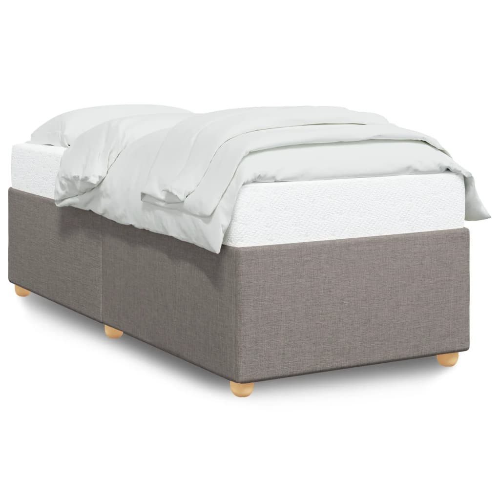 vidaXL Bett Bettgestell ohne Matratze Taupe günstig online kaufen