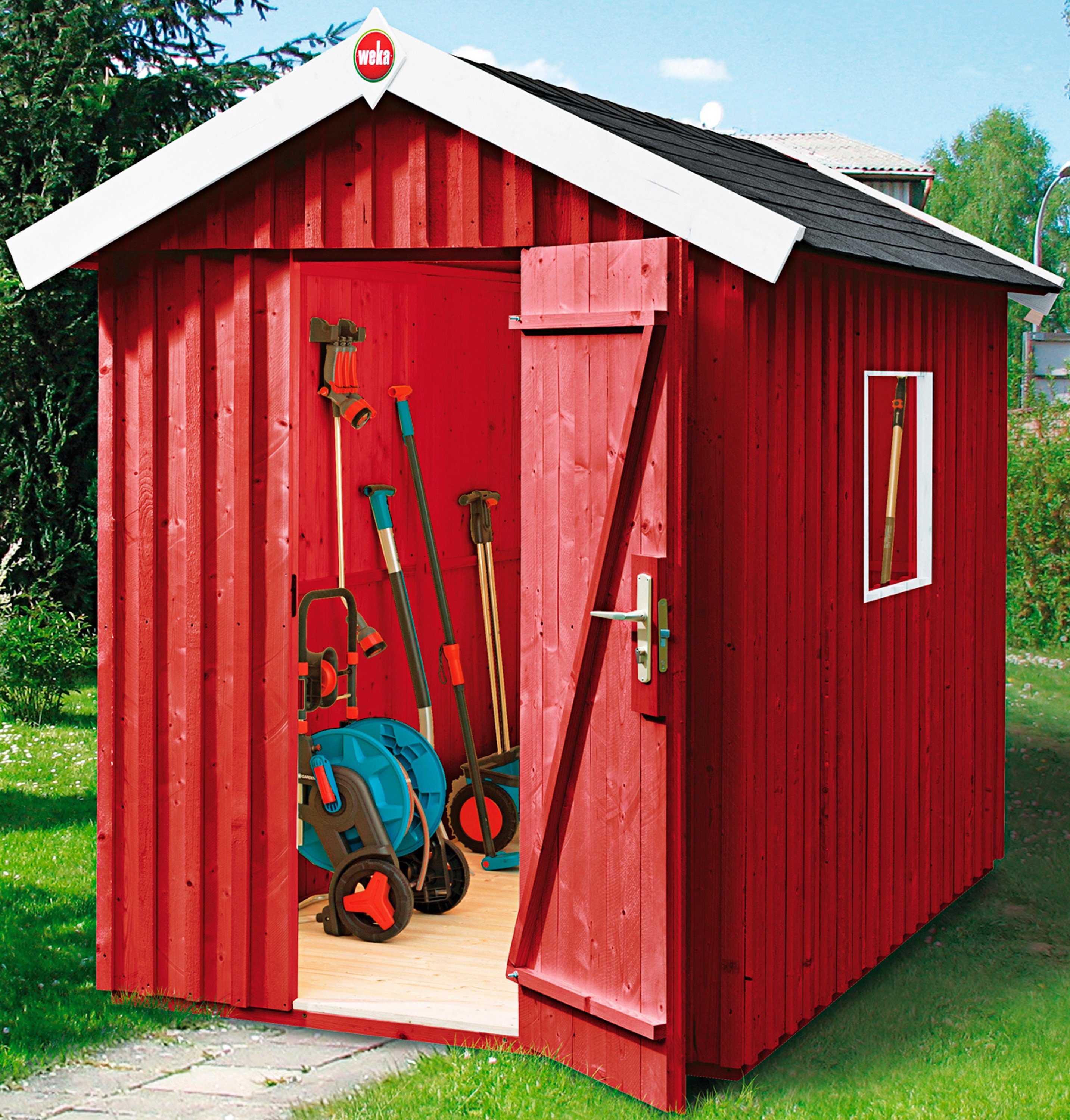 weka Gartenhaus Schwedenhaus Gr.1, BxT: 200x208 cm