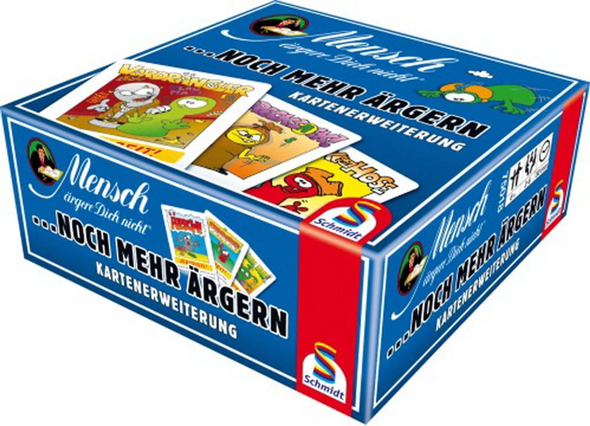 Schmidt Spiele Spiel Человек не волнуйся noch mehr ärgern blau Kartenerweiterung