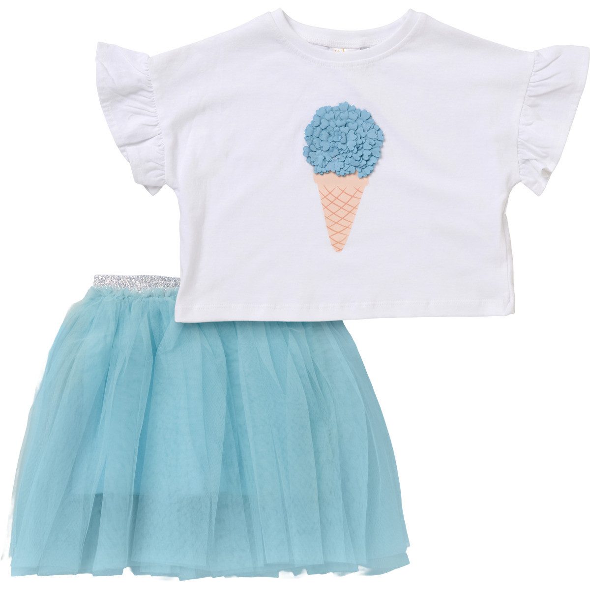 Shirt & Rock Eis Mädchen, Unisex Kinder