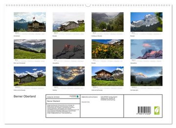 CALVENDO Wandkalender Berner Oberland (Premium, hochwertiger DIN A2 Wandkalender 2023, Kunstdruck in Hochglanz)