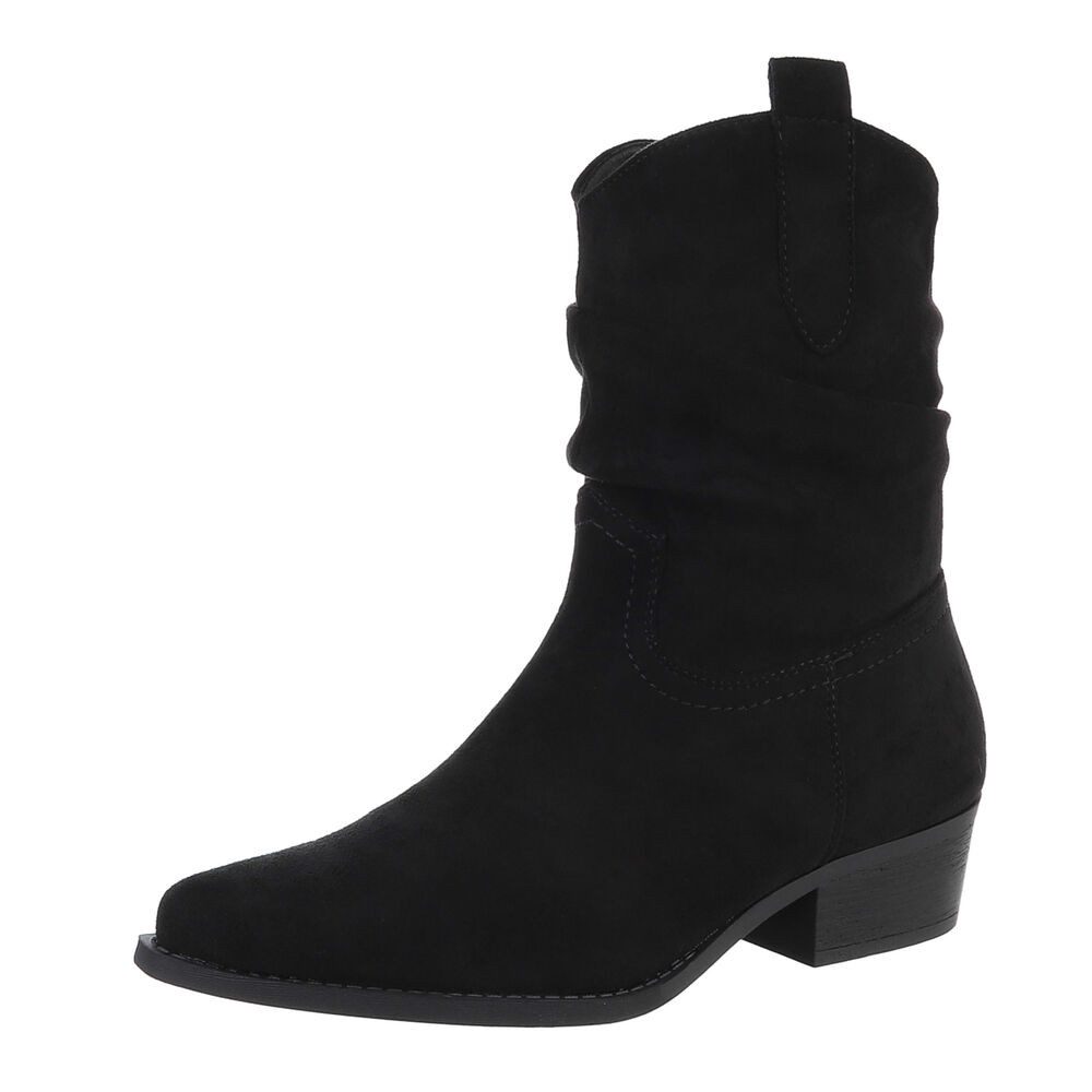 Ital-Design Damen Cowboyboots Western Stiefelette (87531840) Blockabsatz We günstig online kaufen