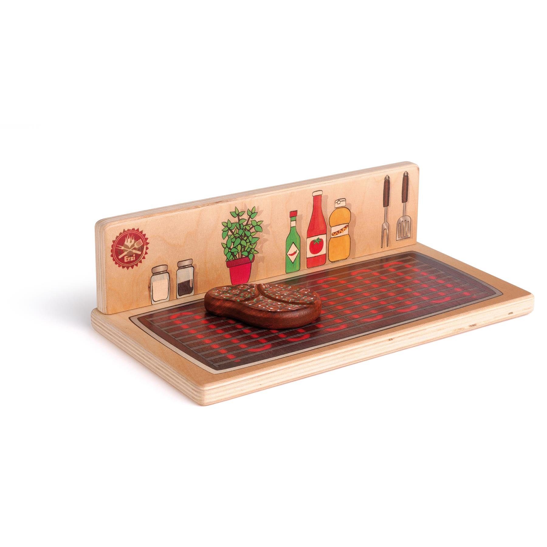 Erzi® Kaufladensortiment Erzi Tischgrill & Kochplatte - Kaufladenzubehör