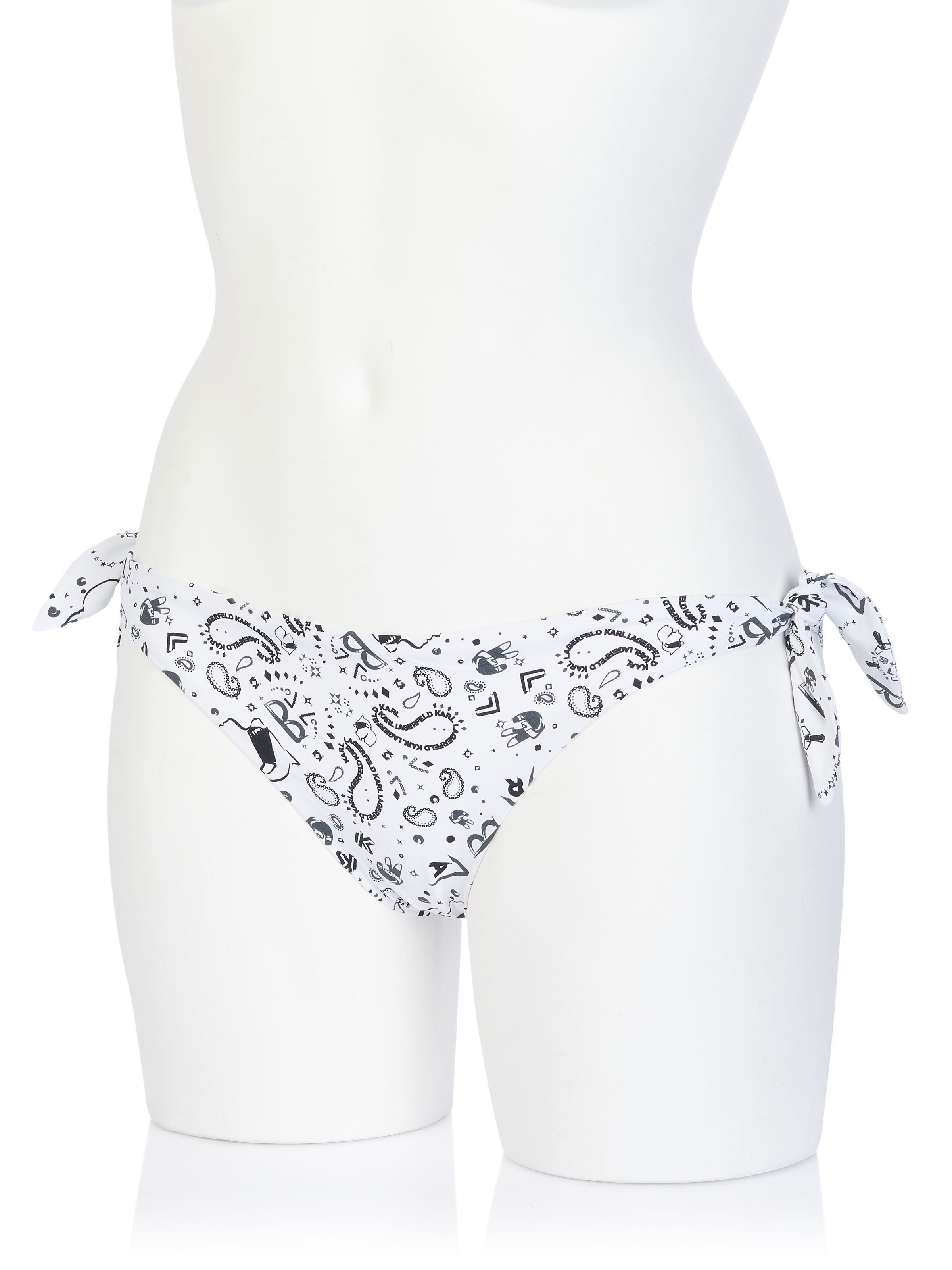 KARL LAGERFELD Bikini-Hose Karl Lagerfeld Bikinihose Weiss