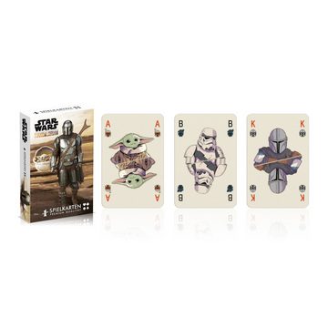 Winning Moves Spiel, Kartenspiel Number 1 Spielkarten Mandalorian Baby Yoda, inkl. 2 Joker