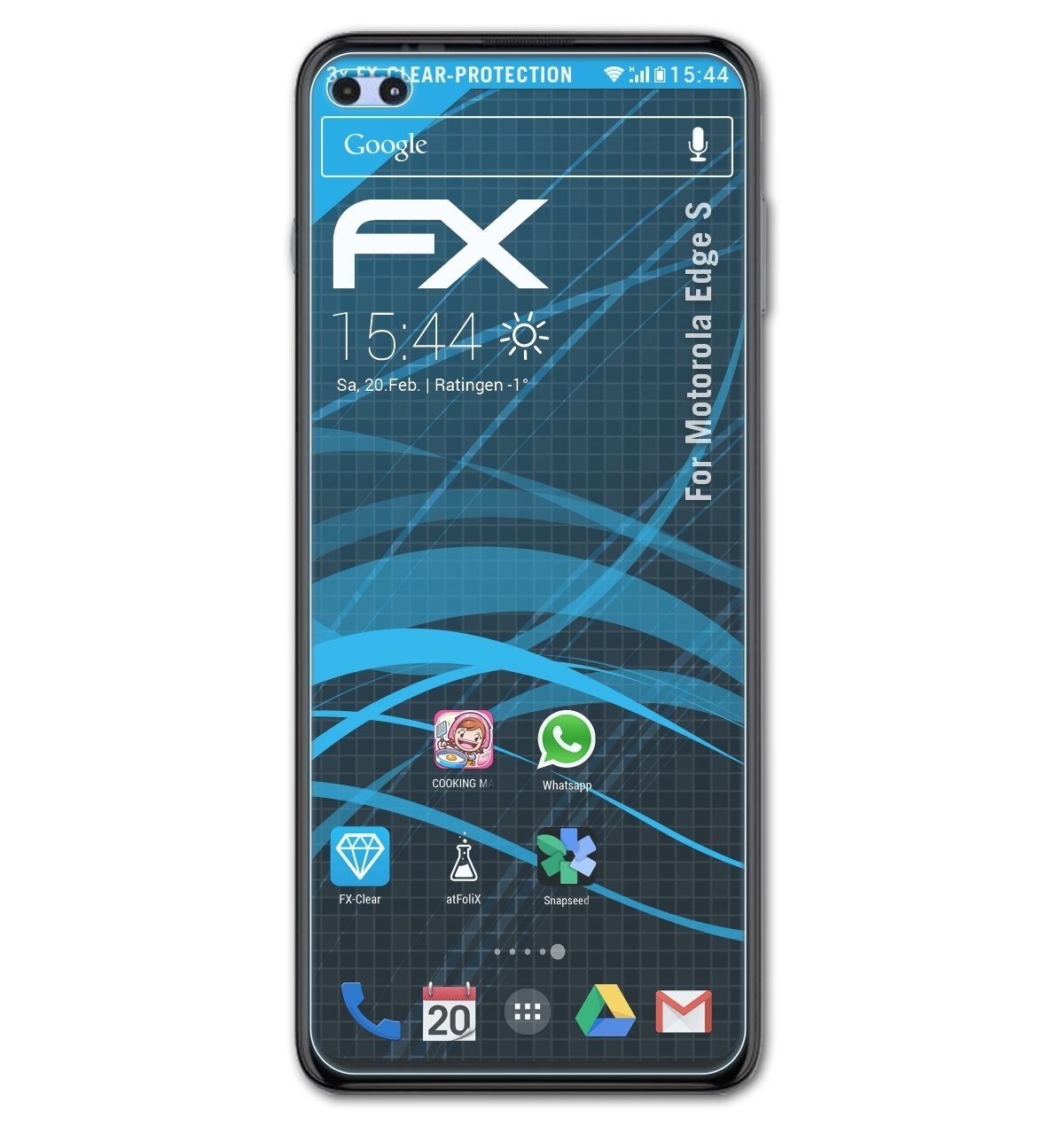Schutzfolie Displayschutz für Motorola Edge S